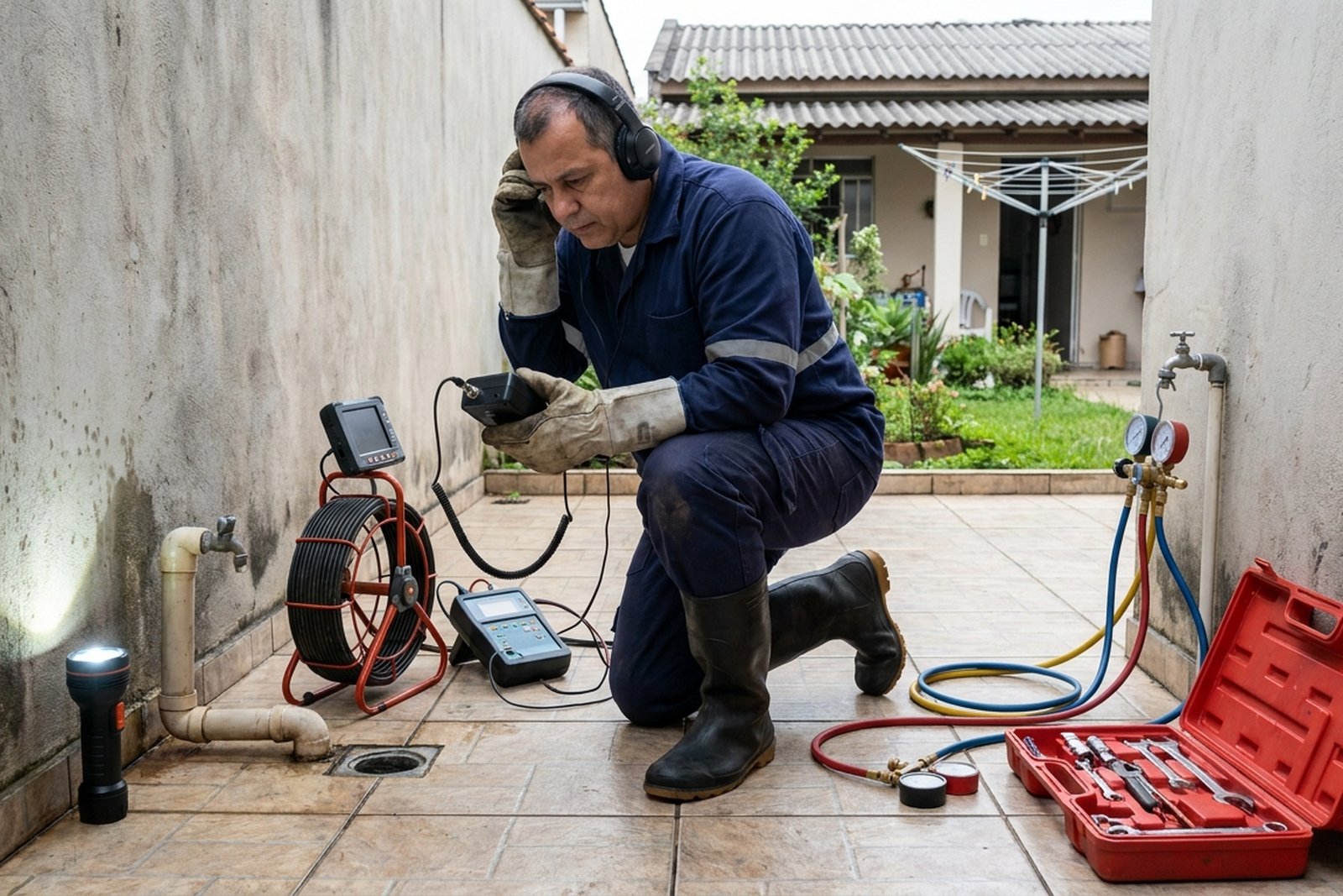 Detecção de Vazamento de Esgoto em Franca‑SP